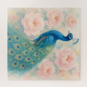 牡丹の間の孔雀 ジグソーパズル (横)