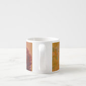 牡丹の静物画絵画像 エスプレッソカップ (裏面)