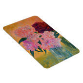 牡丹の静物画絵画像 マグネット (右側)