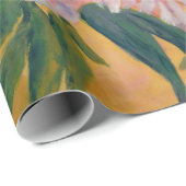 牡丹の静物画絵画像 ラッピングペーパー (ロールコーナー)