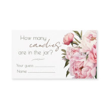 牡丹はキャンディーのエンクロージャカードの数を推測する