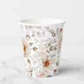 牡丹イン開花紙カップ 紙コップ (右)