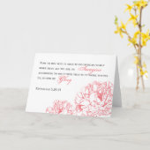 牡丹エペソ3:20 カード (黄色い花)