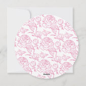 牡丹エレガンス結婚のメニュー シーズンカード (裏面)