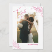 牡丹エレガンス結婚ズ サンキューカード (正面)