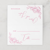 牡丹エレガンス結婚ズ プレイスカード (外部開封)