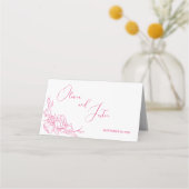 牡丹エレガンス結婚ズ プレイスカード (裏面)