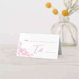 牡丹エレガンス結婚ズ プレイスカード