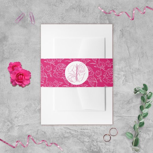 牡丹エレガンス結婚ズ 招待状ベリーバンド