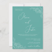 牡丹エレガンス結婚ズ 招待状 (正面)