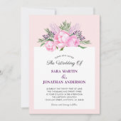 牡丹エレガントの水色 | 結婚s 招待状 (正面)