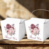 牡丹エレガントサンキューウォーターカラーフローラ結婚ズ フェイバーボックス