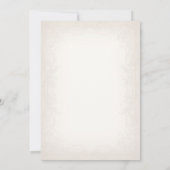 牡丹エレガントピンクフローラヴィンテージウェディングメニュー 招待状 (裏面)