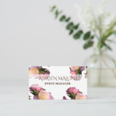 牡丹エレガントフローラプロフェッショナルカード 名刺 (スタンド正面)