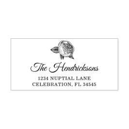 牡丹エレガントフローラ差出人住所 セルフインキングスタンプ