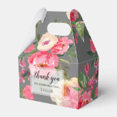 牡丹エレガントフローラ灰色 フェイバーボックス (正面サイド)