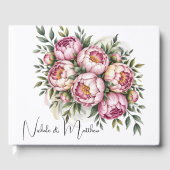 牡丹エレガントフローラ配結婚置 ゲストブック (正面)