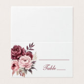 牡丹エレガントブルゴーニュ水カラーフローラ結婚 (外部フラット)