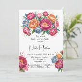 牡丹エレガントブーケバチェロレッテ 招待状 (スタンド正面)