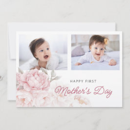 牡丹エレガント花母の日2枚 カード