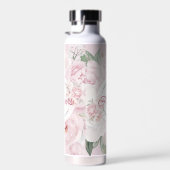 牡丹エレガント花祖父母お迎えする ウォーターボトル (右面)