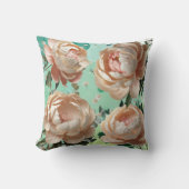 牡丹エレガント装飾用クッションフローラホームデコル クッション (正面)