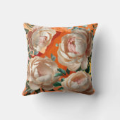 牡丹エレガント装飾用クッションフローラホームデコル クッション (裏面)