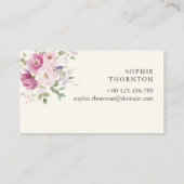 牡丹エレガント 名刺 (裏面)