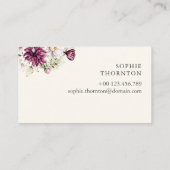 牡丹エレガント 名刺 (裏面)