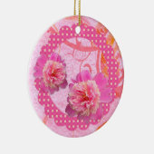 牡丹オーナメント セラミックオーナメント (右)