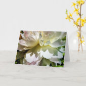 牡丹カード カード (黄色い花)