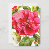 牡丹ガーデンフローラ |ブライダルシャワーパーティー招待状 招待状 (裏面)