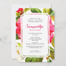 牡丹ガーデンフローラ |ブライダルシャワーパーティー招待状 招待状