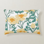 牡丹クレア・ド・ルネは継ぎ目のない模様を植える。Hand アクセントクッション (正面)