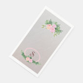 牡丹ゲストタオルサイズペーパーナプキン (コーナー)