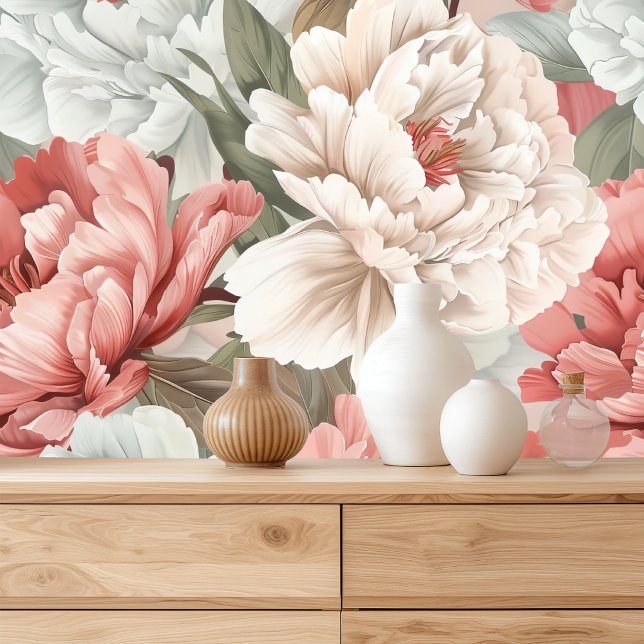 牡丹シエレガントームレスパターン 壁紙 (クリエイターアップロード済み)