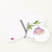 *~*牡丹シックガーリー水フェミニン色ハート ノートブック (内部)