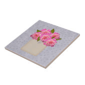 牡丹タイルのカントリークロック タイル (側面)