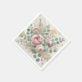 牡丹ドラマライト紙カクテルナプキンス スタンダードカクテルナプキン (角)