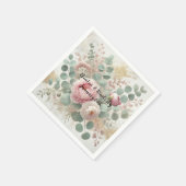 牡丹ドラマライト紙&パーティーナプキンス スタンダードカクテルナプキン (角)