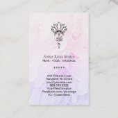 *～*牡丹ニルヴァーナ聖地ロータス霊気 名刺 (裏面)