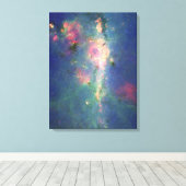 牡丹ネブラ キャンバスプリント (インサイチュ (ウッドフロア))