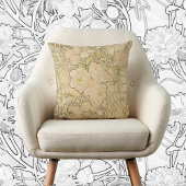 牡丹バイアルフォンスミュシャ、ヴィンテージアールヌーボー クッション