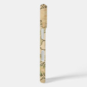 牡丹バイアルフォンスミュシャ、ヴィンテージアールヌーボー Case-Mate iPhoneケース (裏面 / 右)