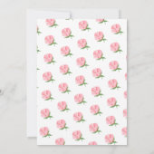 牡丹バラフローラファーストコミューン 招待状 (裏面)