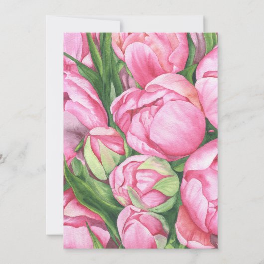 牡丹バラフローラ90th誕生日パーティー 招待状 (裏面)