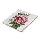 牡丹バラヴィンテージ植物壁画 タイル (側面)