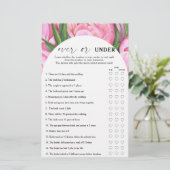 牡丹バラ – ゲームの上または下ブライダルシャワー (スタンド正面)