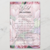 牡丹バラ – 彼女はむしろブライダルシャワーゲーム (正面)