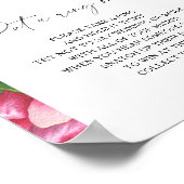 牡丹バラ-春はゲームにリングを置く ポスター (角)